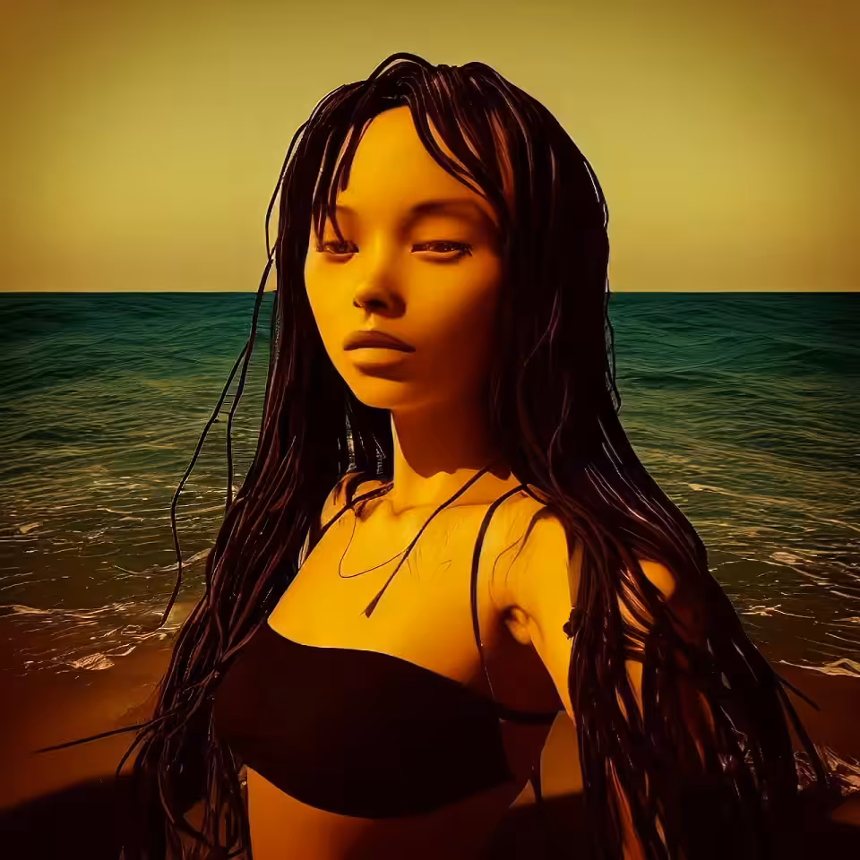 Girl on the Beach