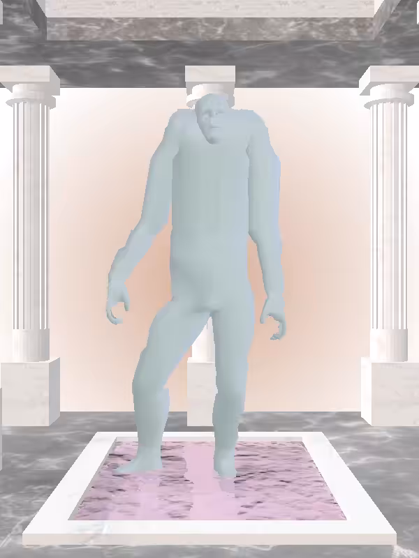 HeavenComputer: The Victorious Matte Pale Green Man #4644