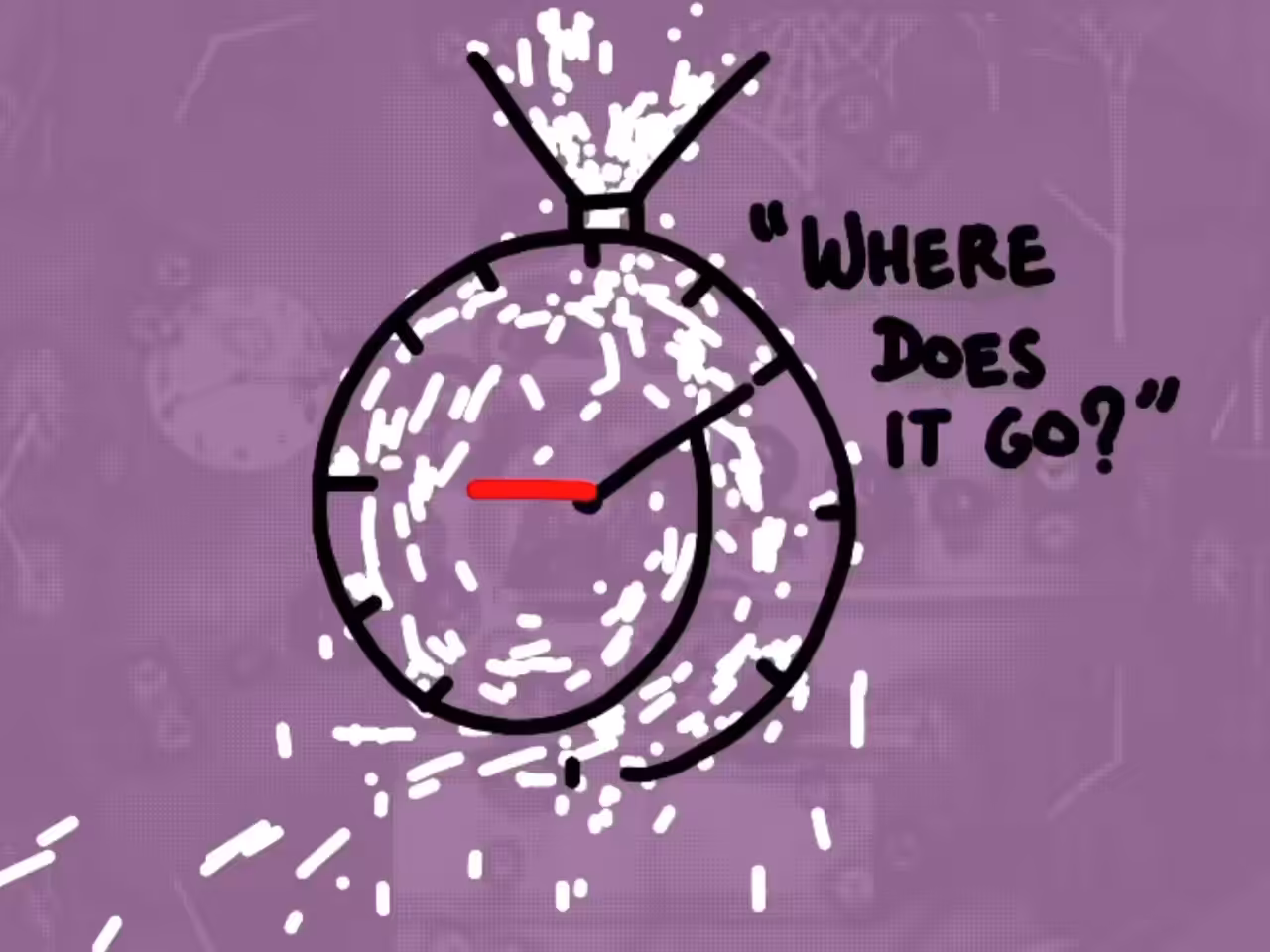 “Particles of time” (Where does it all go?)