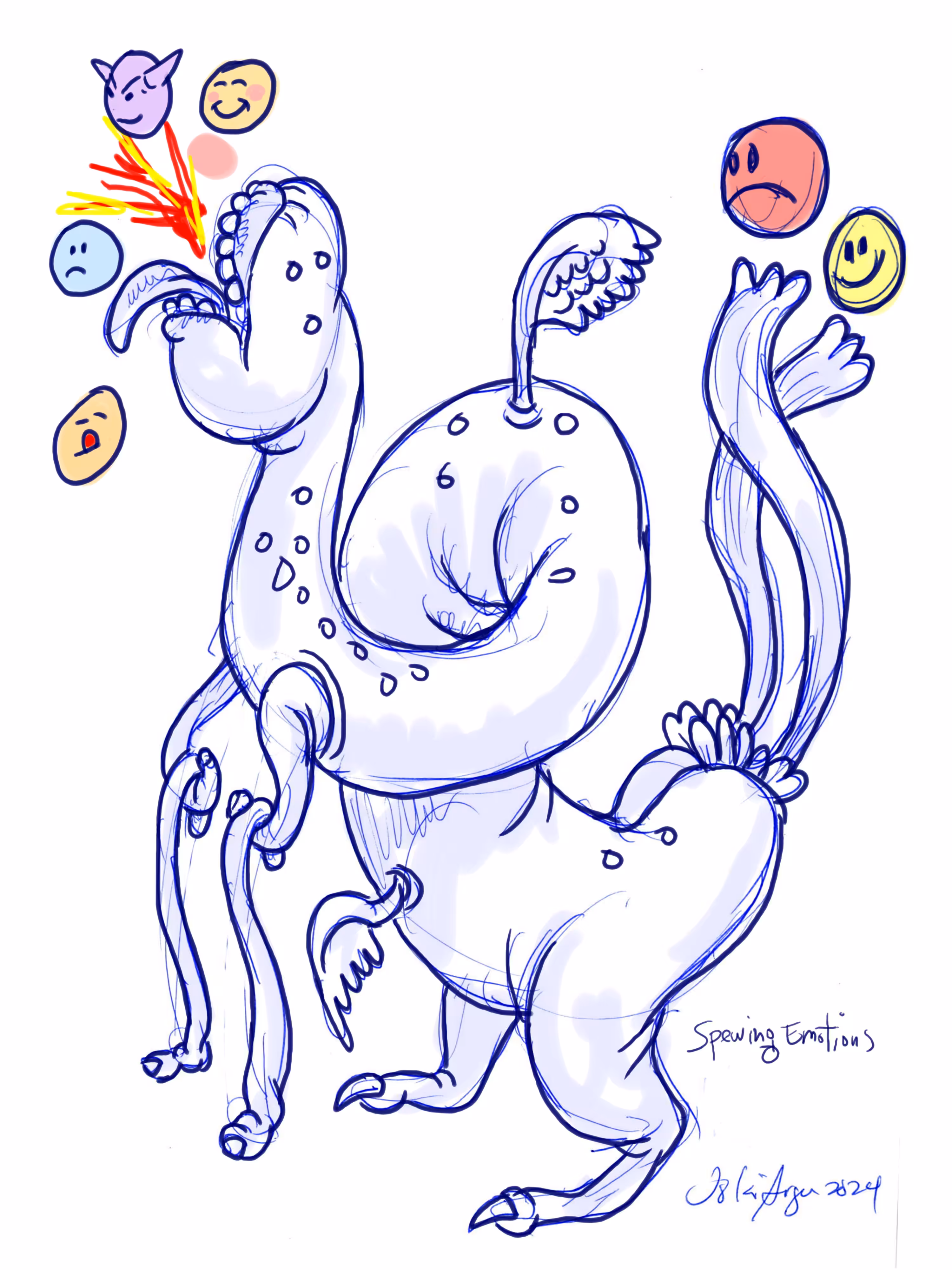 eVerYdaY iz TezDay: spewing emotions