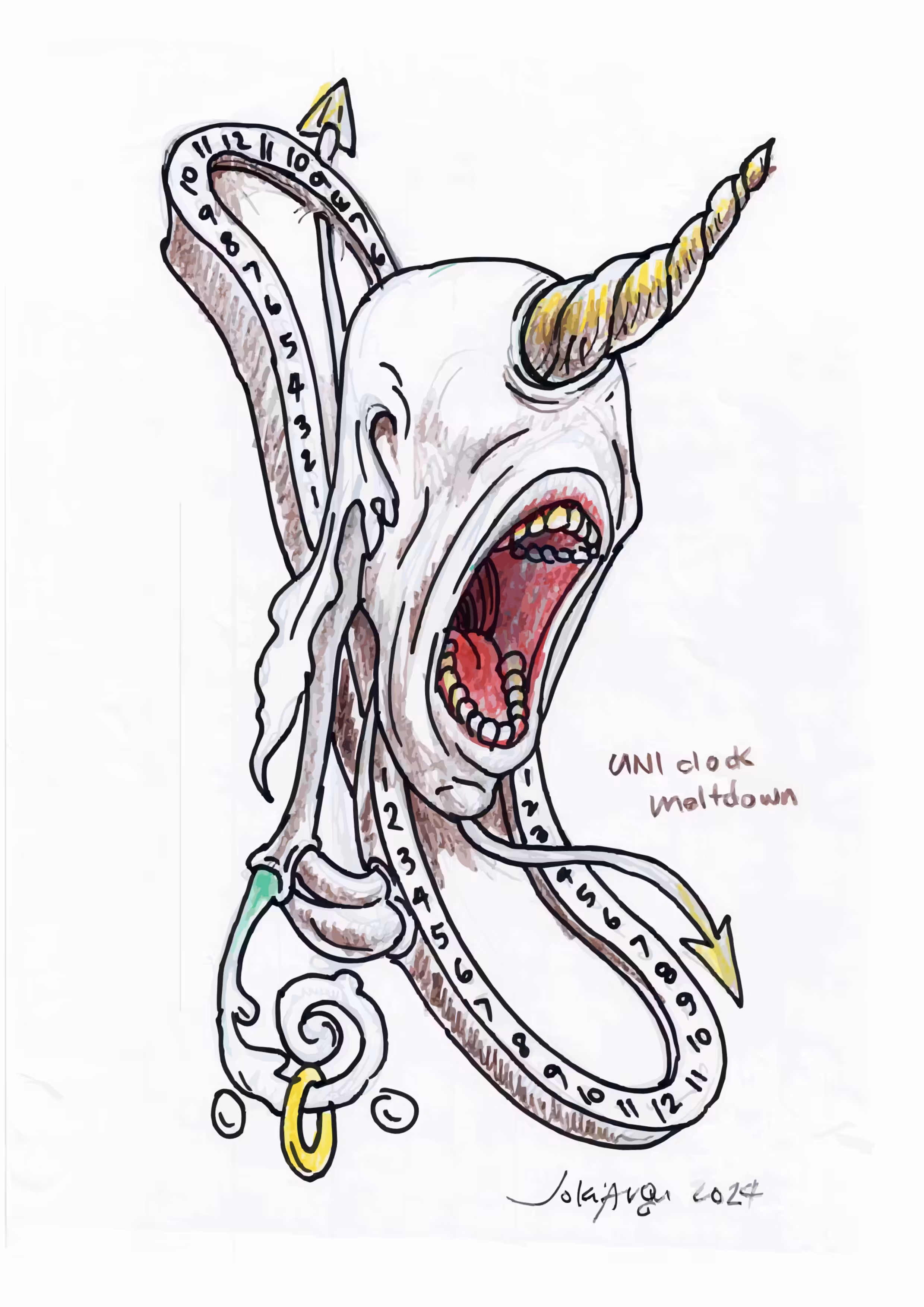 UNIclock meltdown