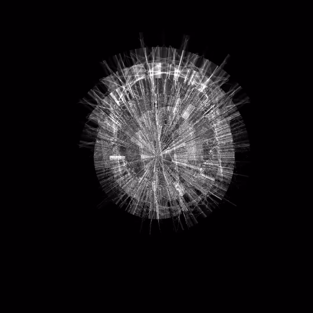 polar orbital metal web