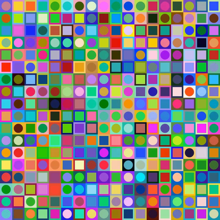 Square Dot Composition #94