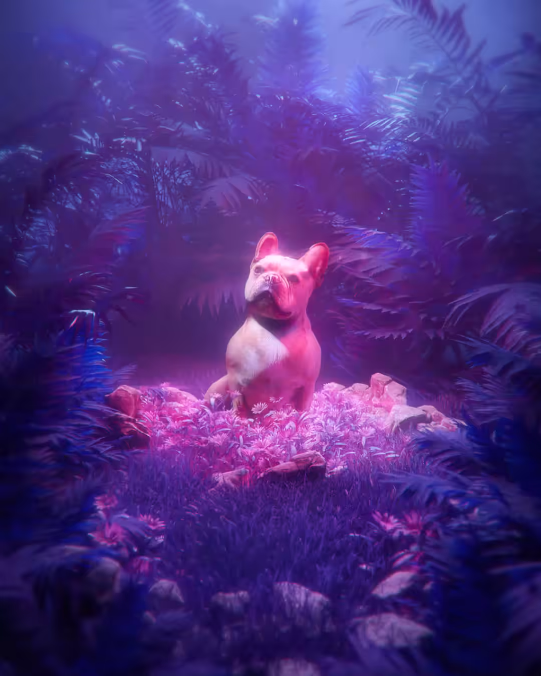 Trippy Acid French Bulldog
