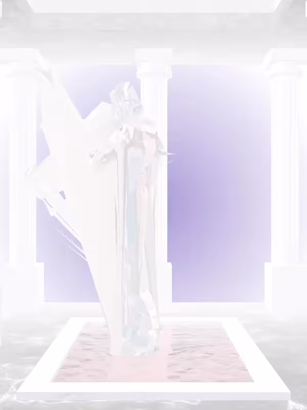 HeavenComputer: The Fragmented Robotic Pastel Pearl Woman #5869