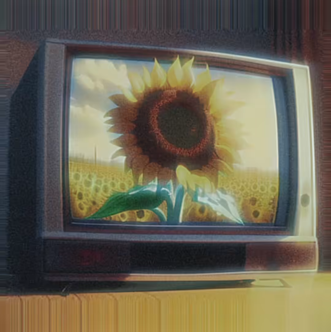Digital Sunflower #1