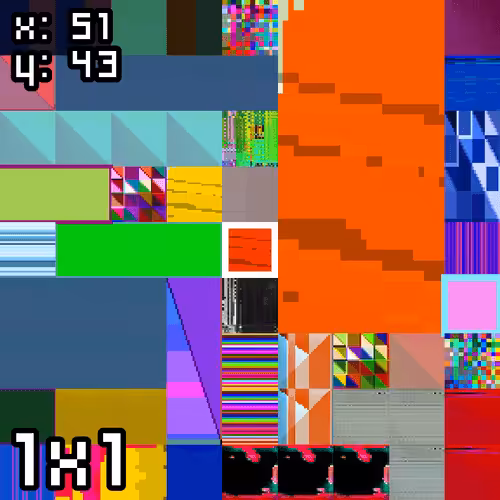 XITY #256 - x:51 y:43 - 1x1