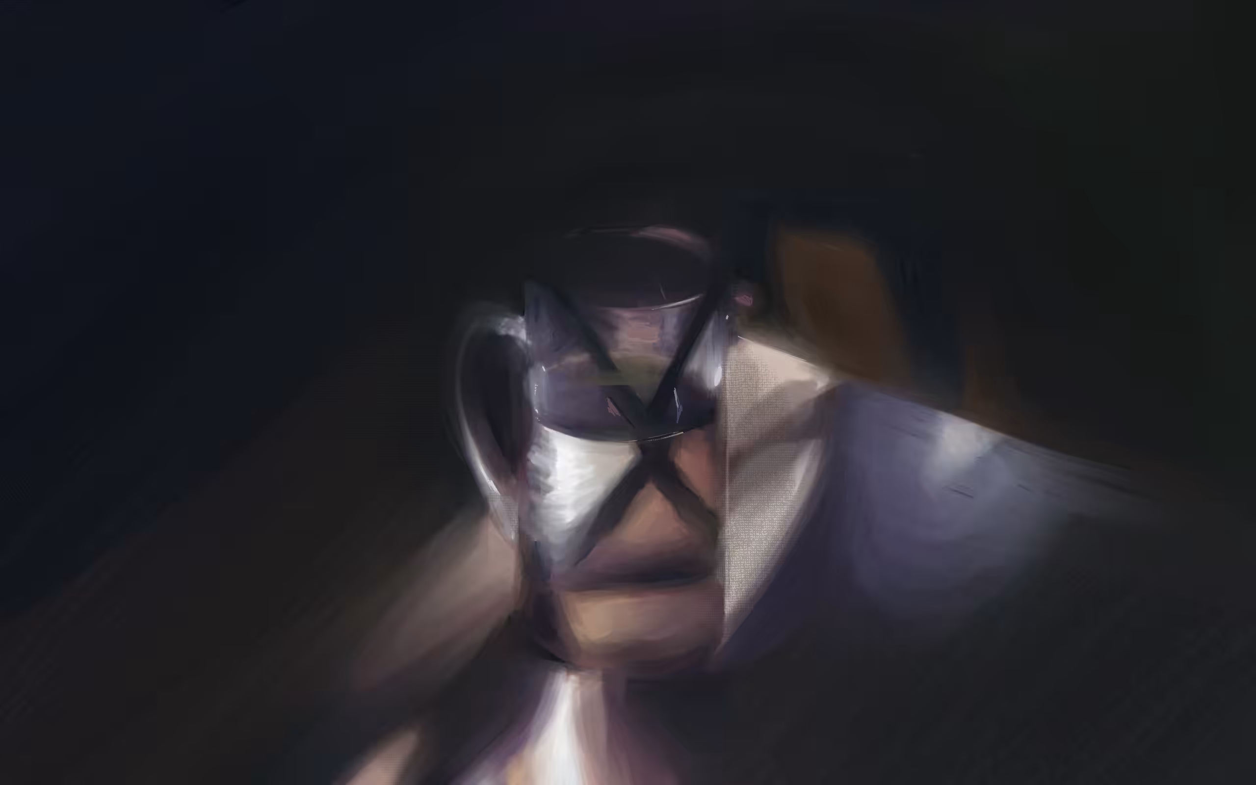 The silence dazzles me