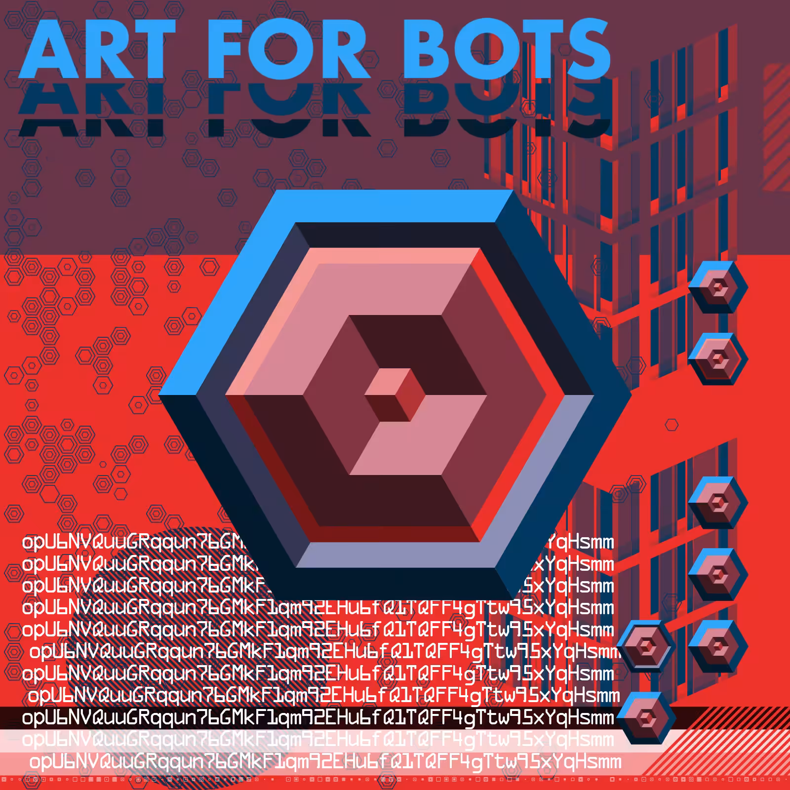 Hexagones - Art for Bots for Humans #12