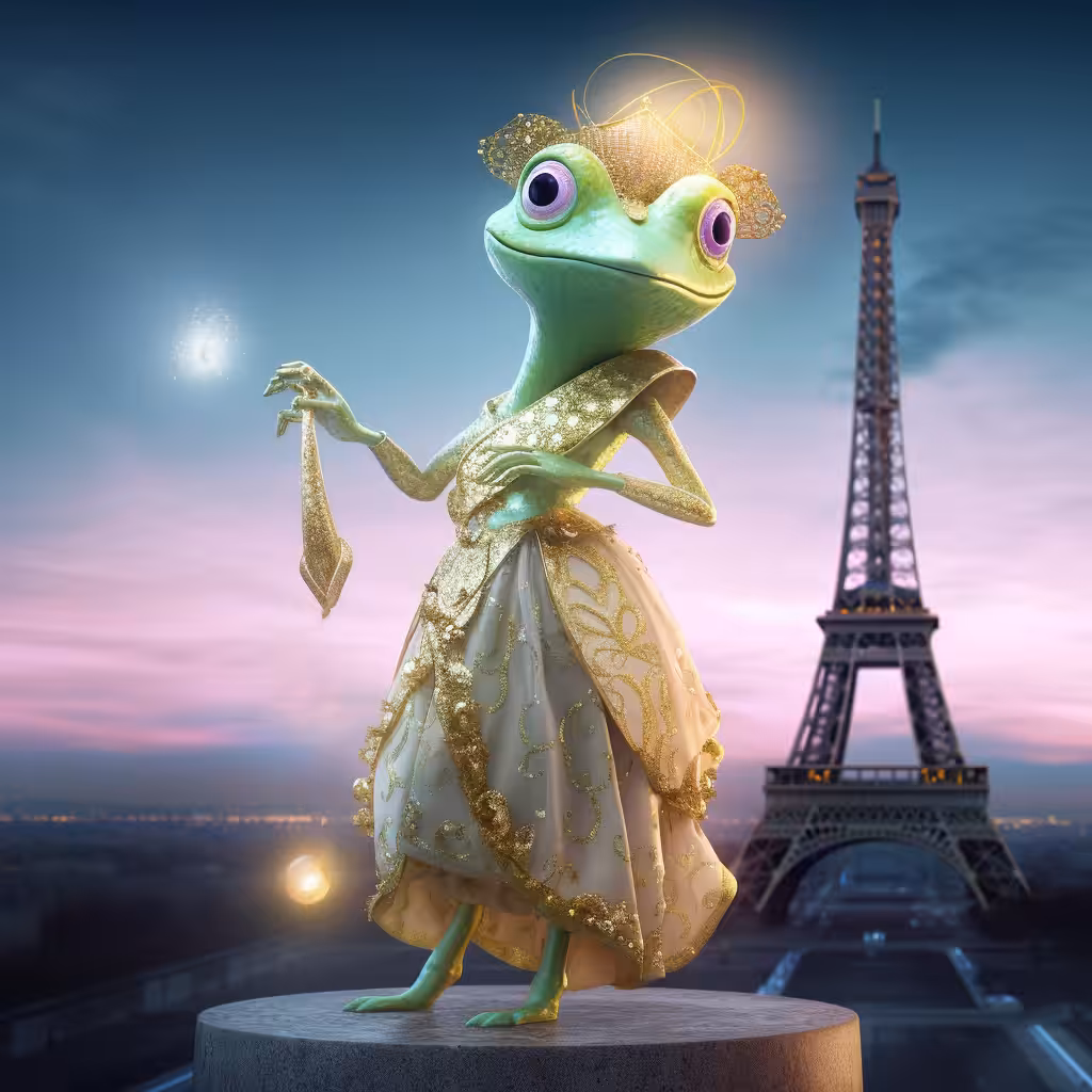 Fifi the fabulous French Frog #09