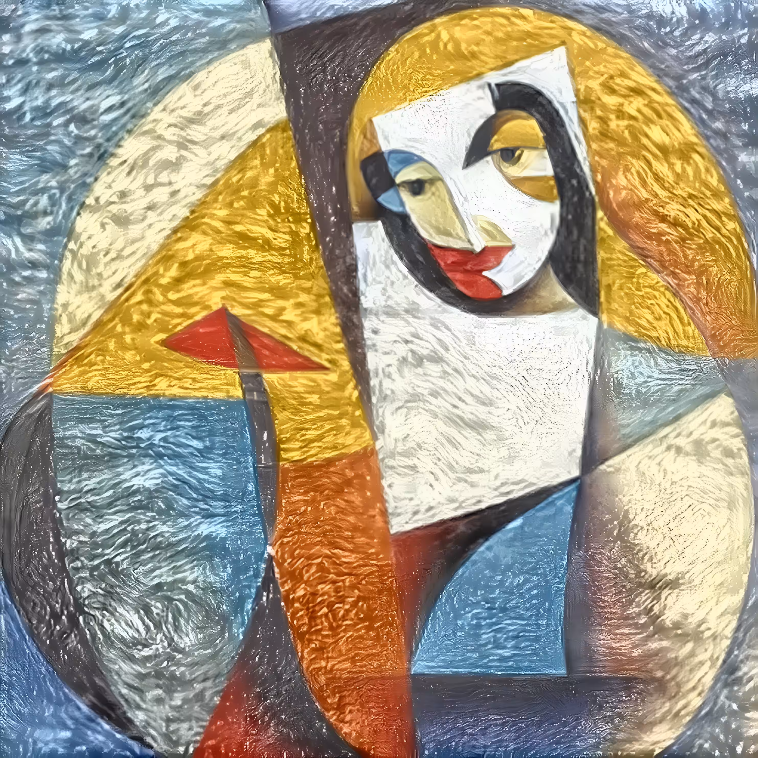  Woman at the red lamp