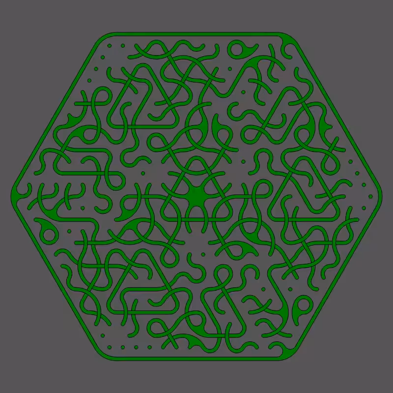 Threefold Symmetry - Dark Variations #327