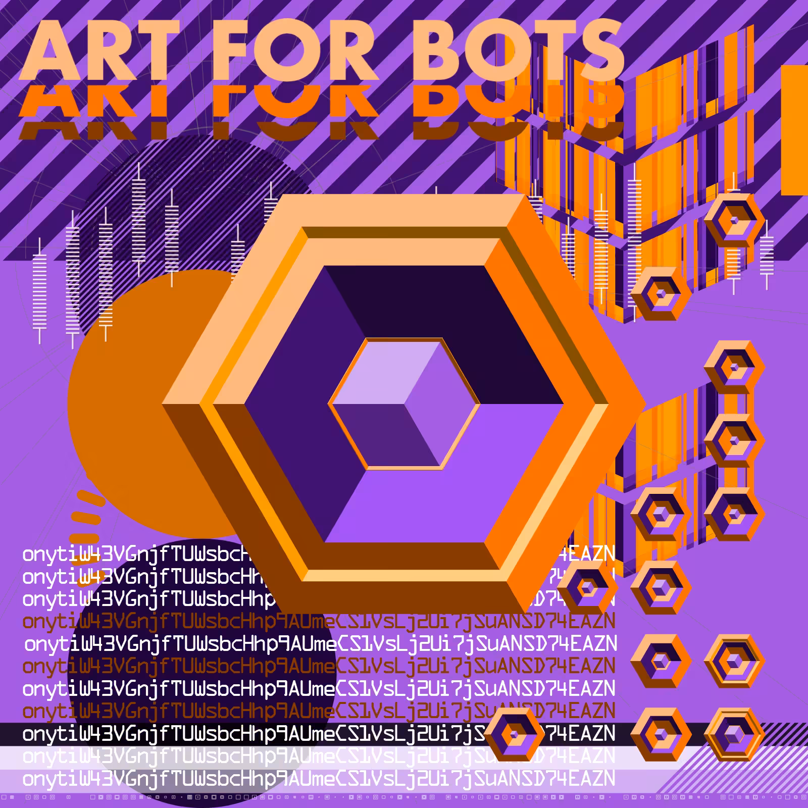 Hexagones - Art for Bots for Humans #49
