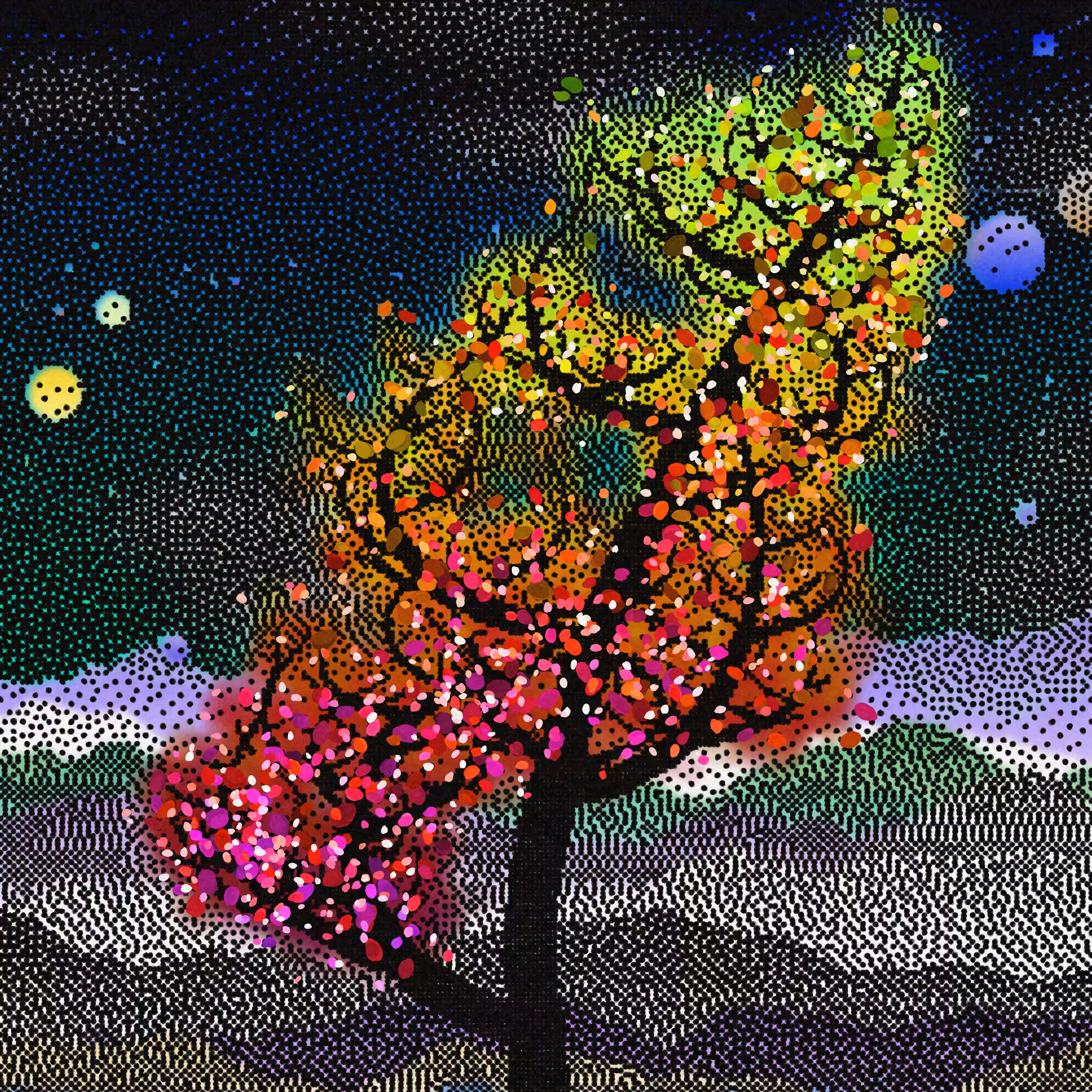 Dithered Branches #157