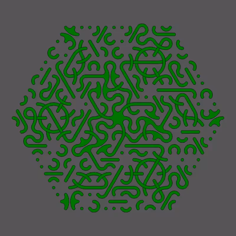 Threefold Symmetry - Dark Variations #371
