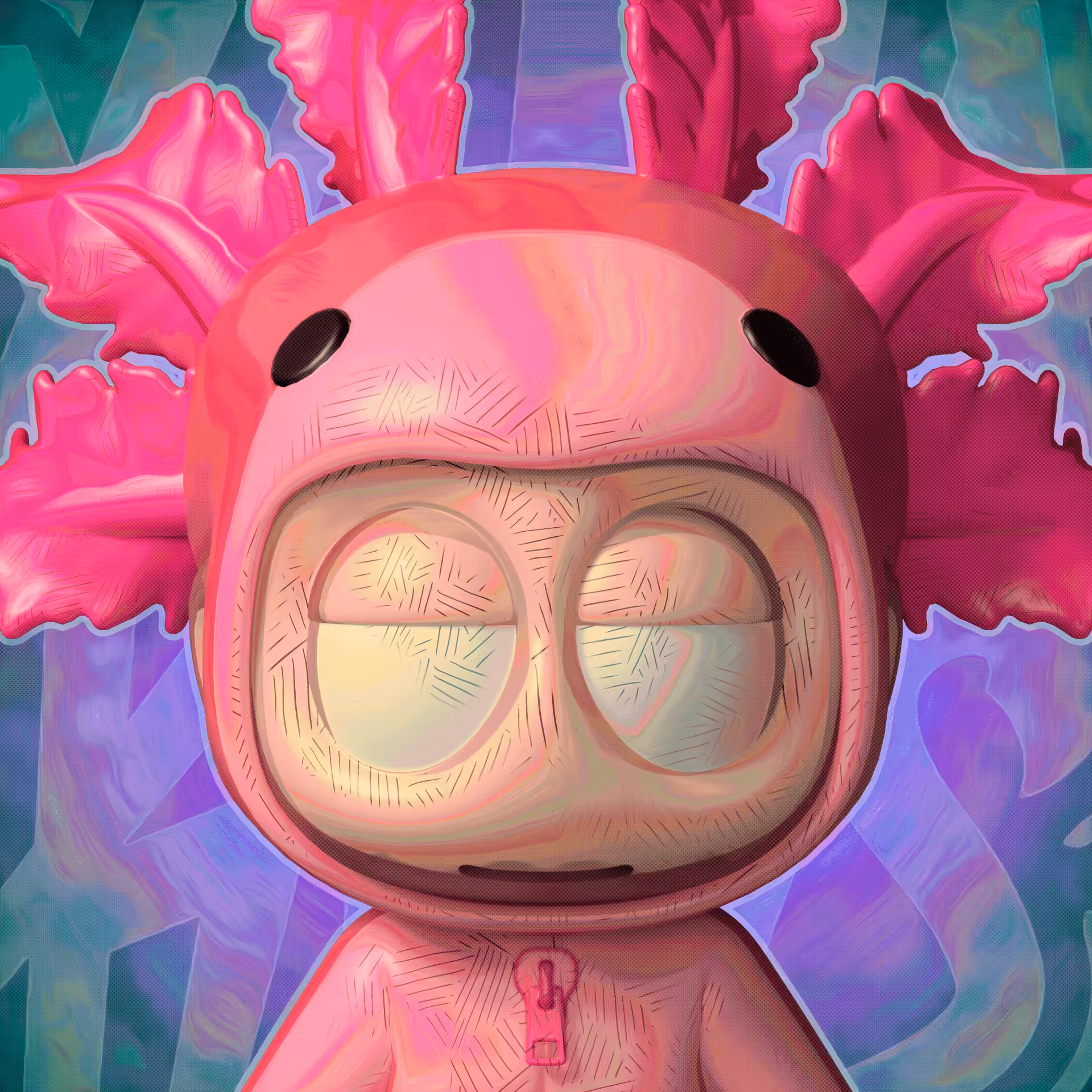 XAMAKITOS: XAMACO AXOLOTL #01