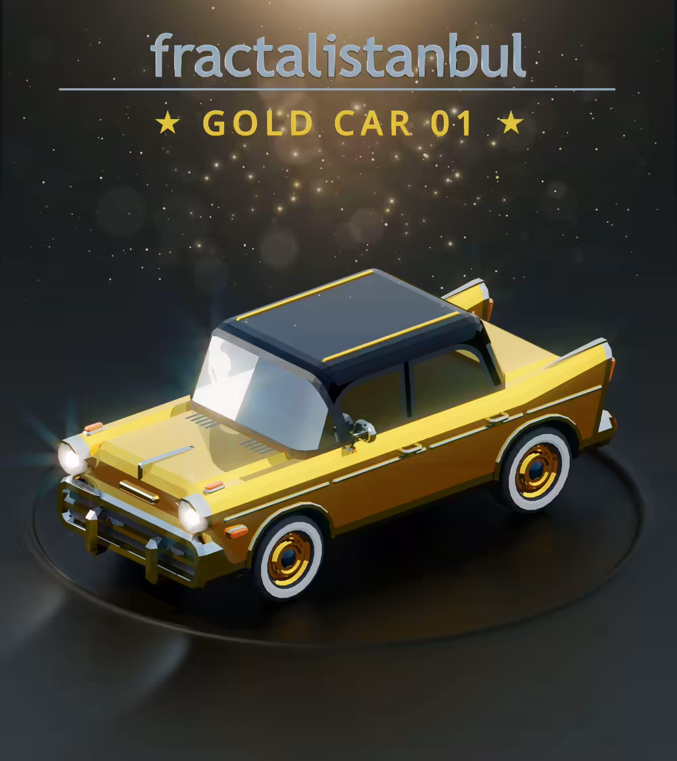 Gold Car 01 - 01/50