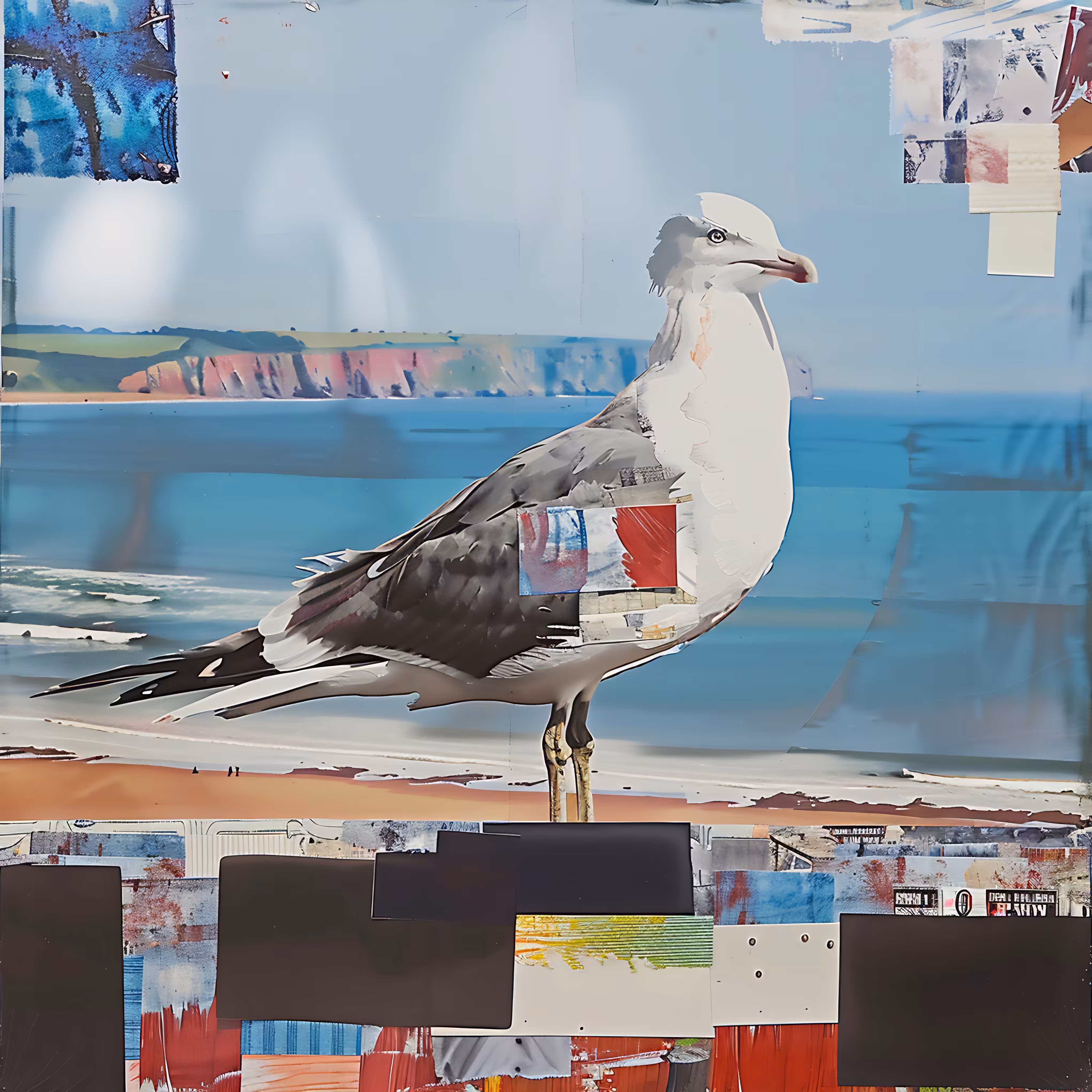 Glued Gull