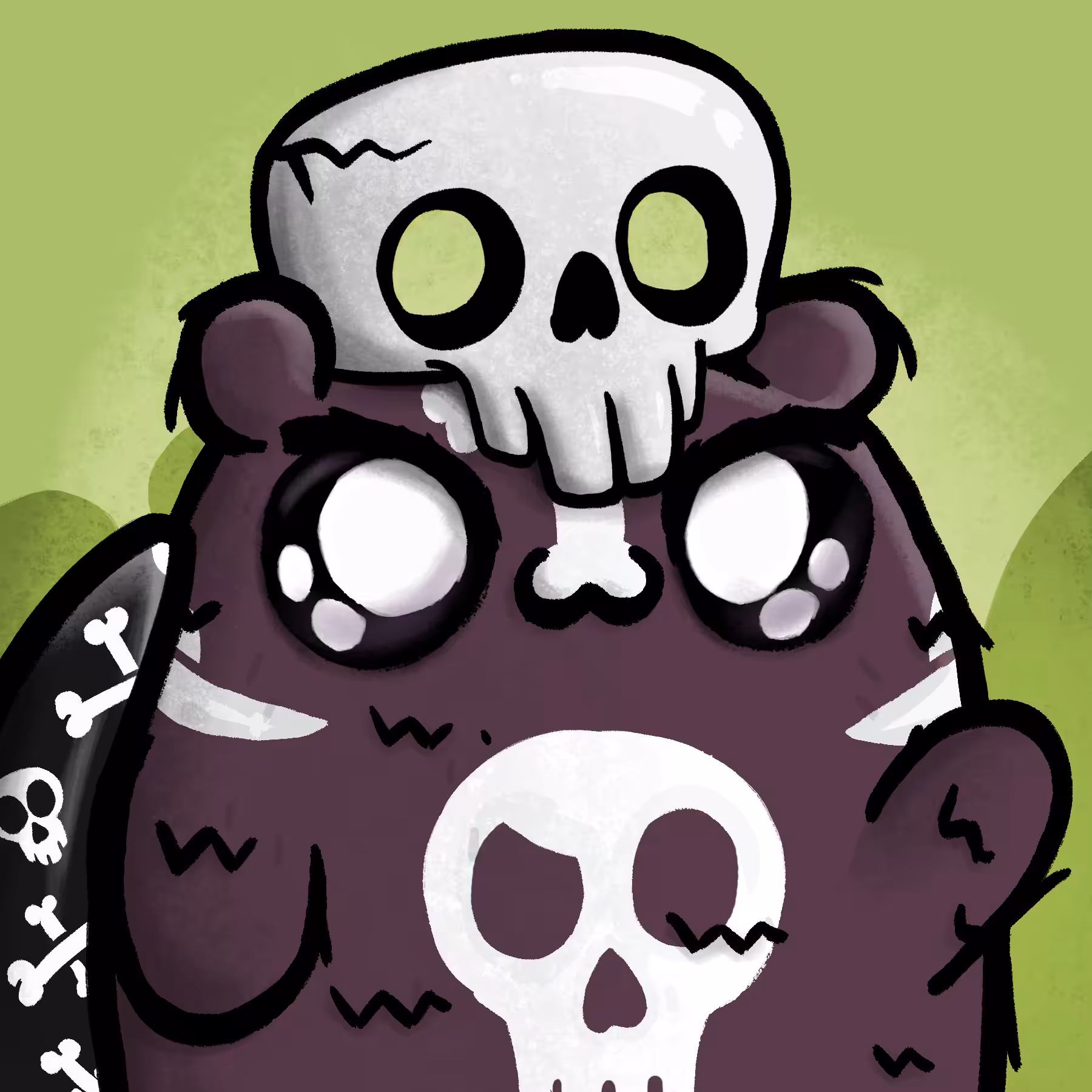 Skull Ladybug Hammy