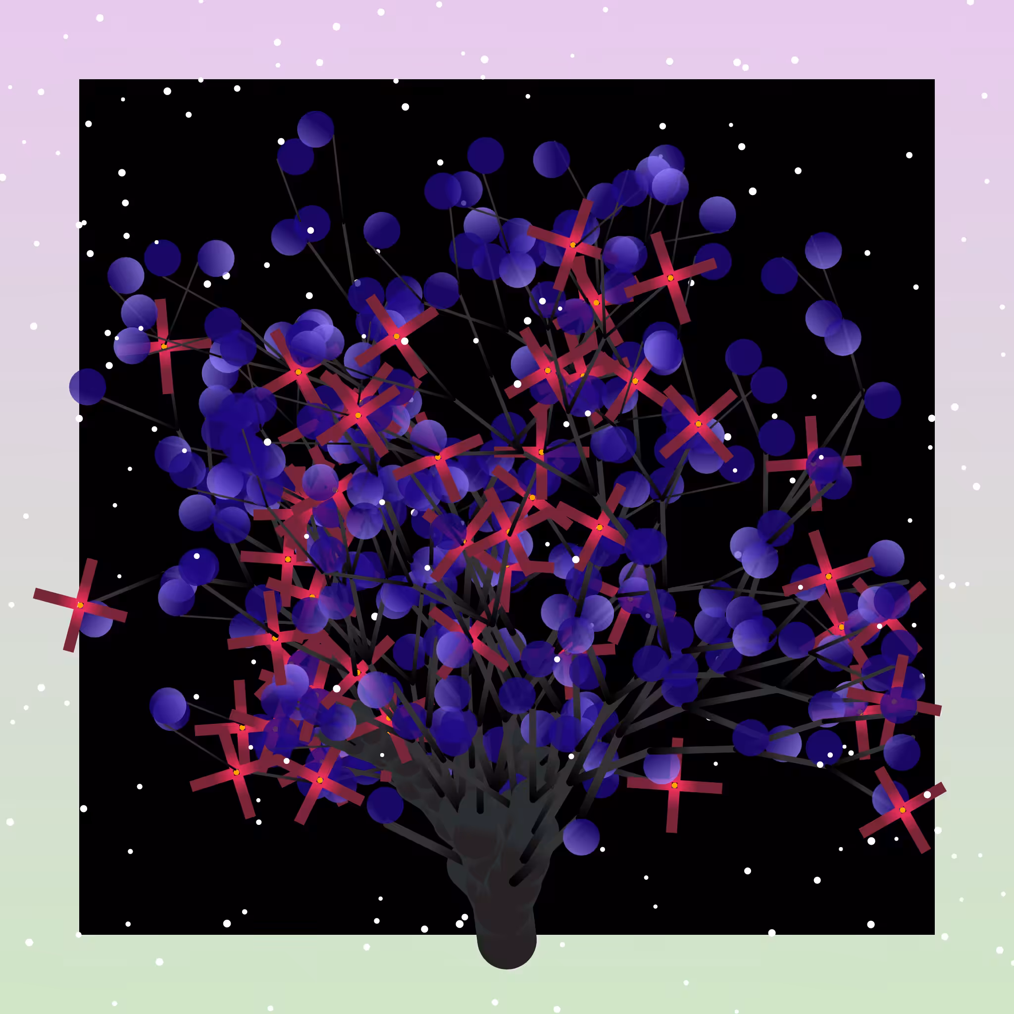 Some generative winter trees #33
