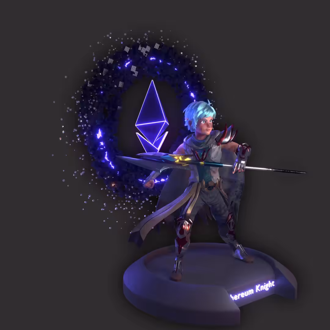 Ethereum Knight - Digital Action Figure