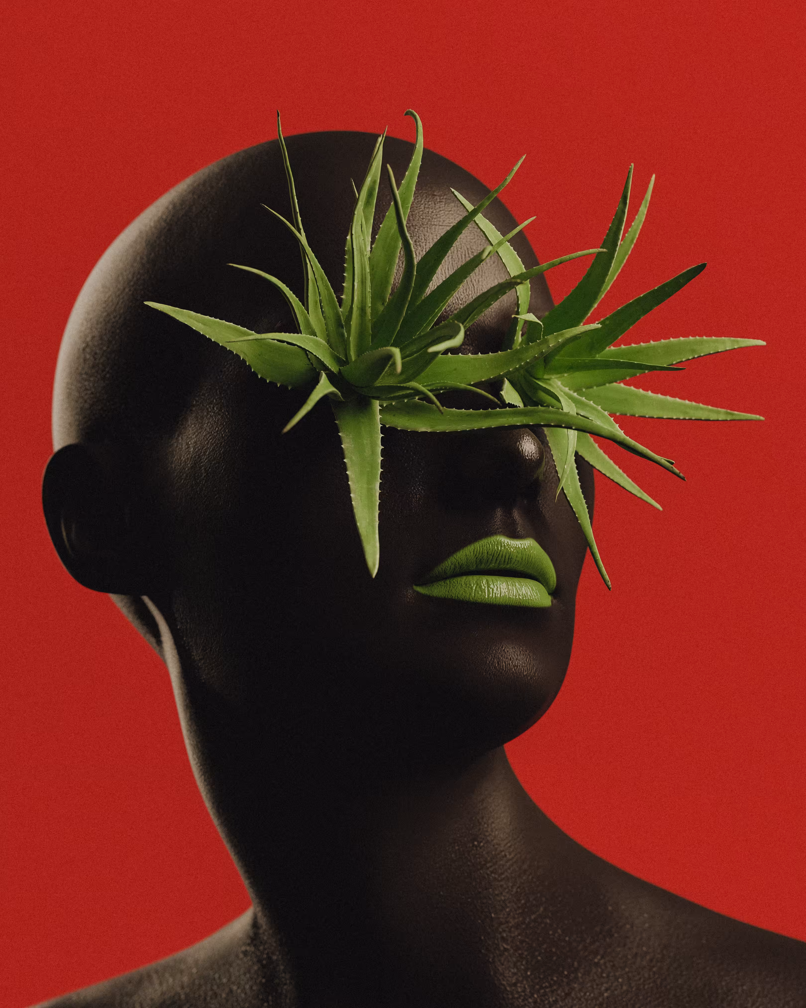 Aloe in Red