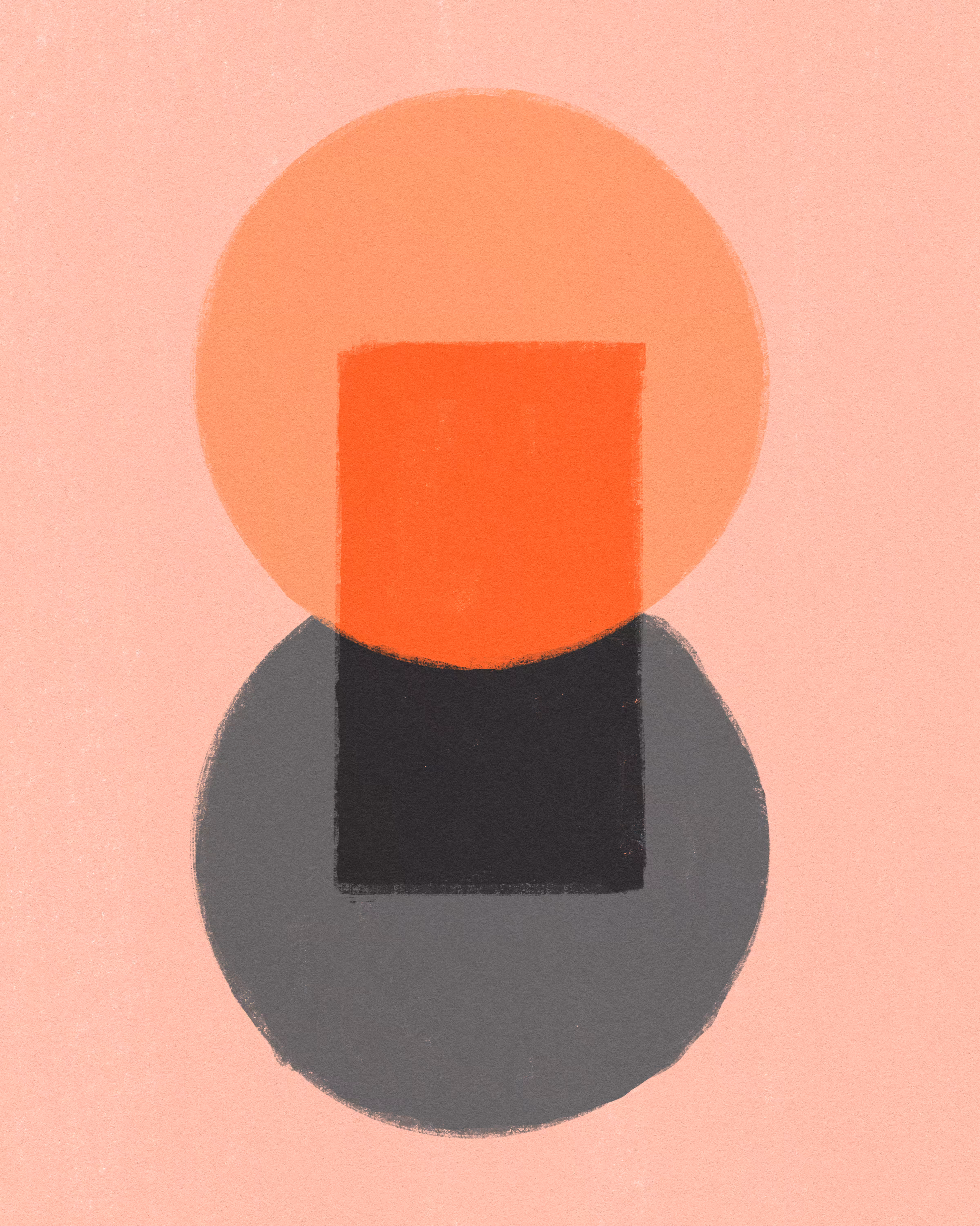 Two circles and a rectangle and a rectangle