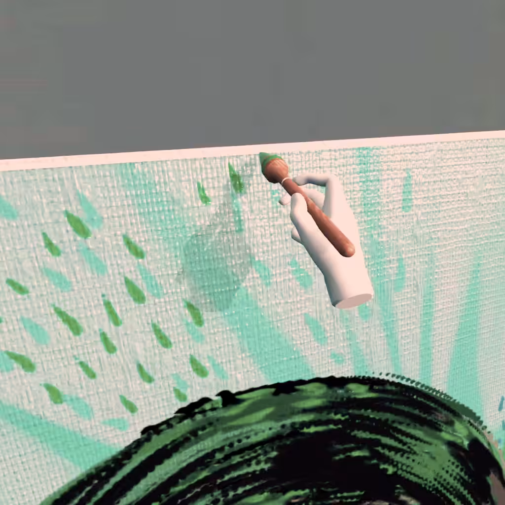 Astral Being WIP in PaintingVR