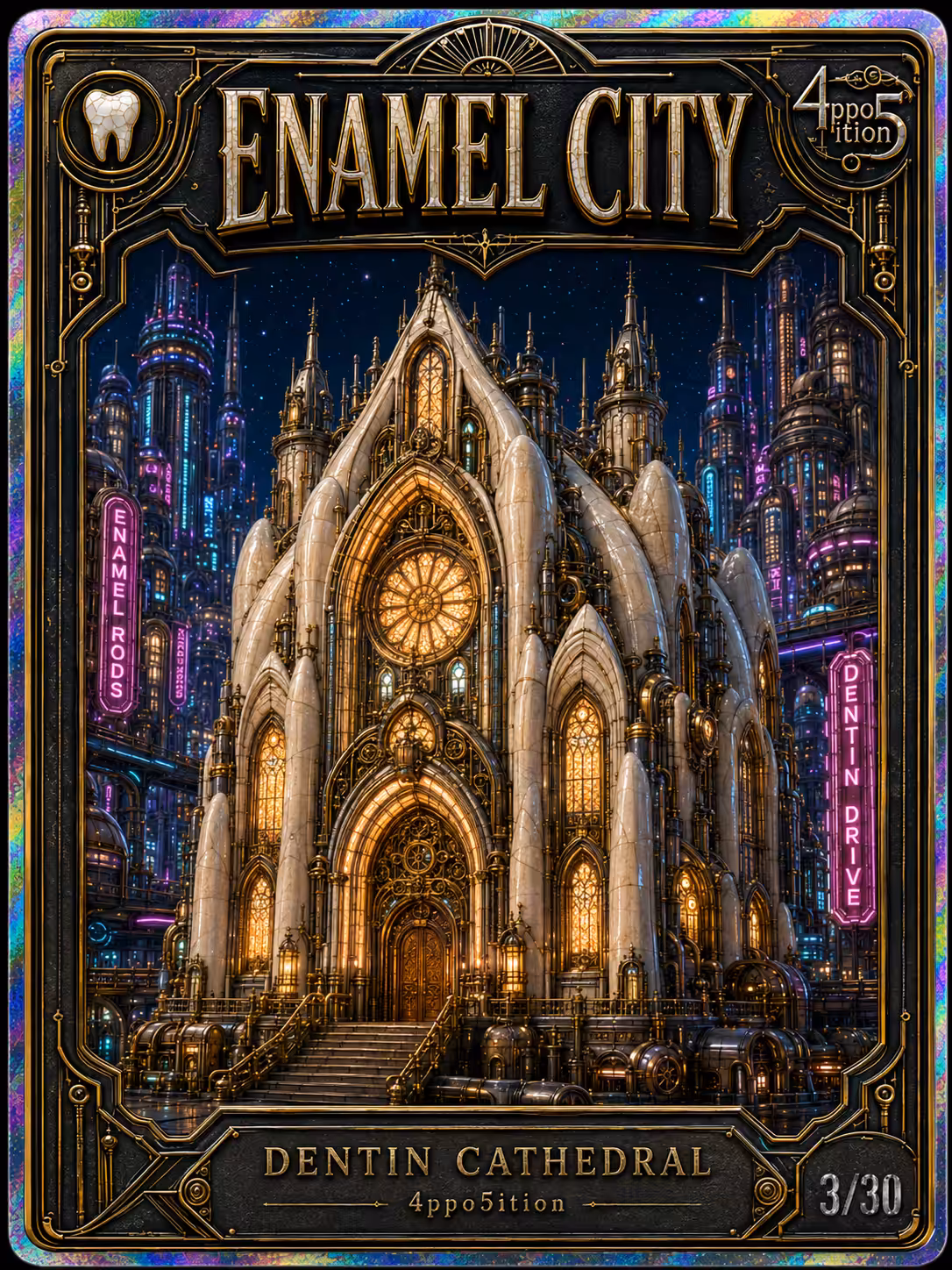 4ppo5ition: Enamel City #3 Dentin Cathedral