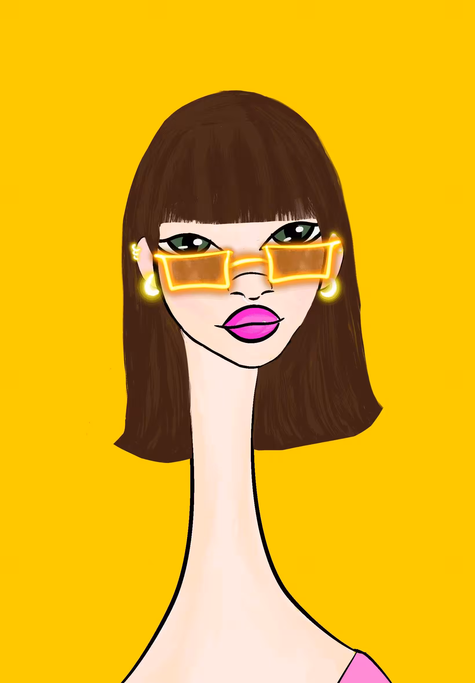 Long Neckie Ladies: Long Neckie Lady #2316