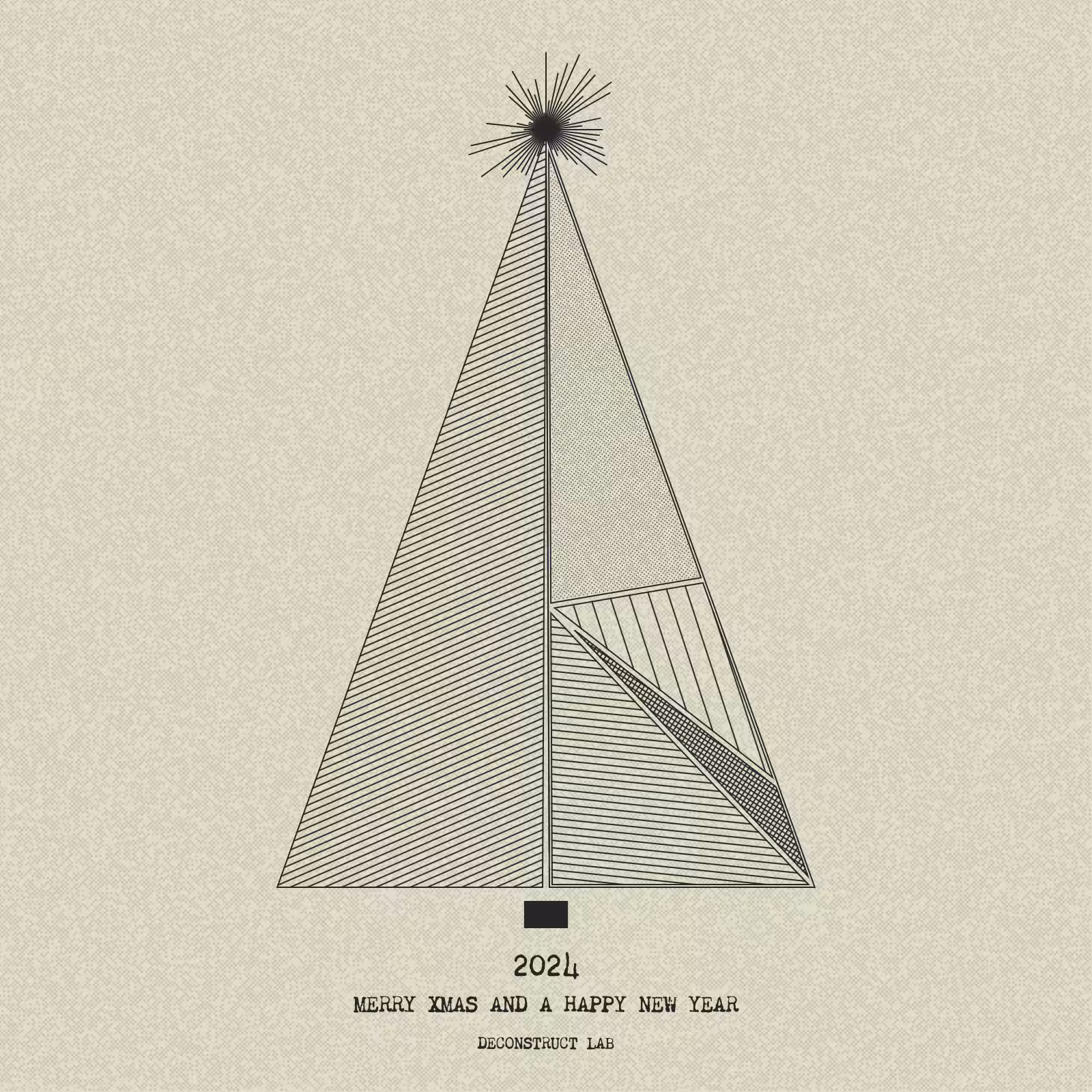Have Yourself a Merry Little Geometric Tree #129
