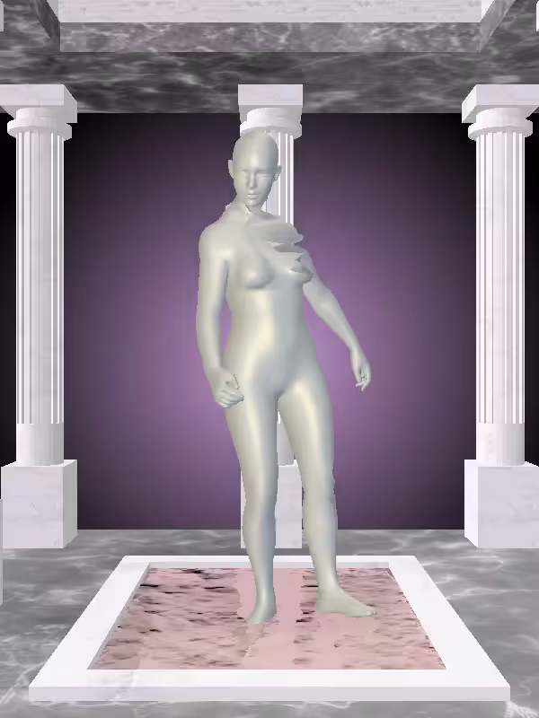 HeavenComputer: The Drunk Mossy Champagne Woman #7556