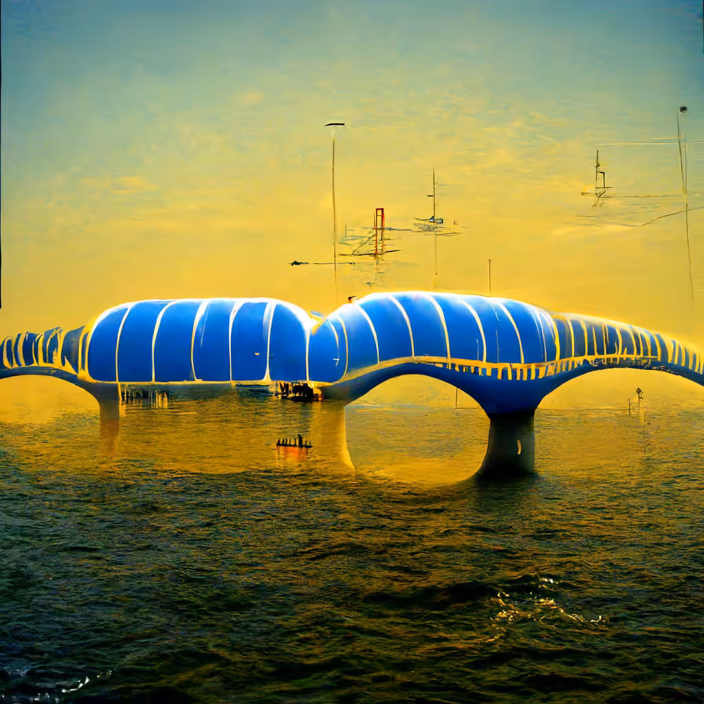 inflatable bridge