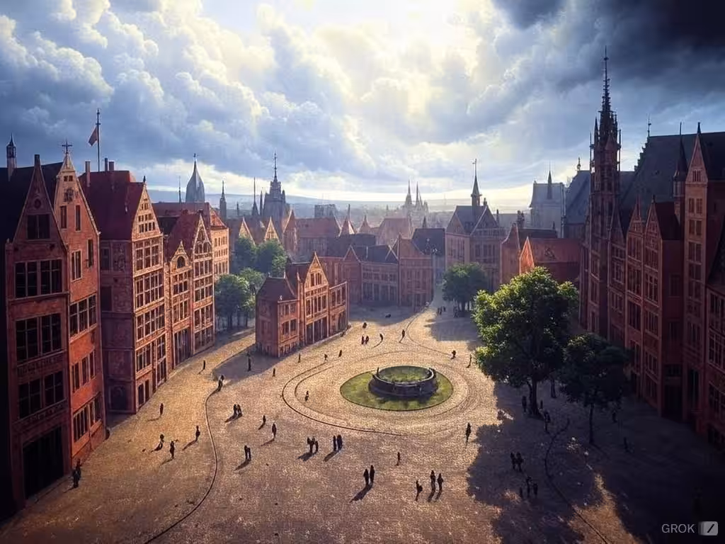 Medieval City Plaza #2