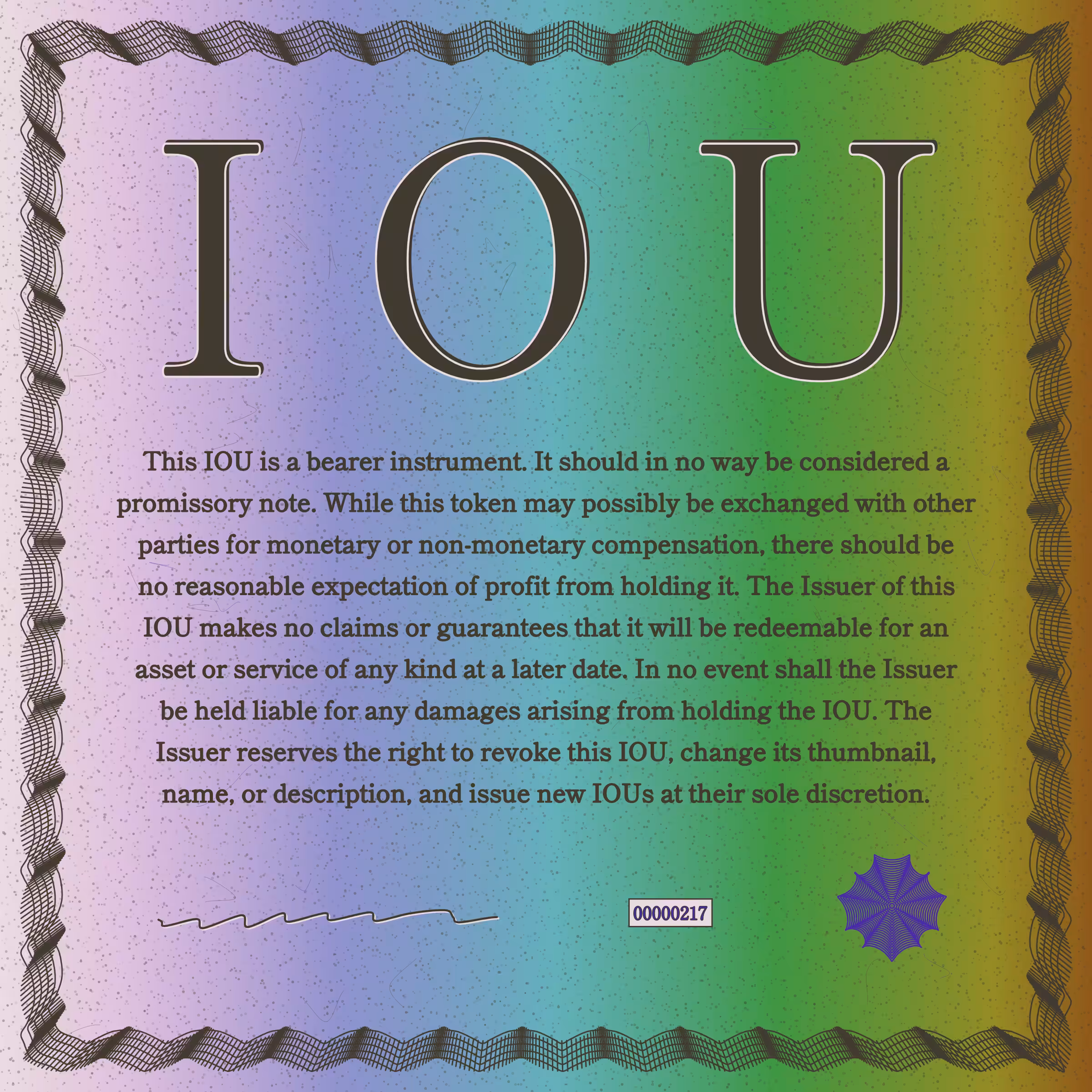 IOU #217
