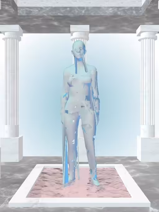 HeavenComputer: The Phone Calling Radioactive Aqua Woman #4095