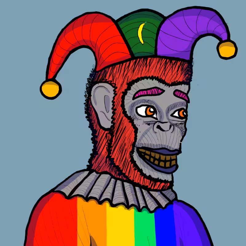 Clown Ape Club Tezos Ultra Superior-CACTUS #6