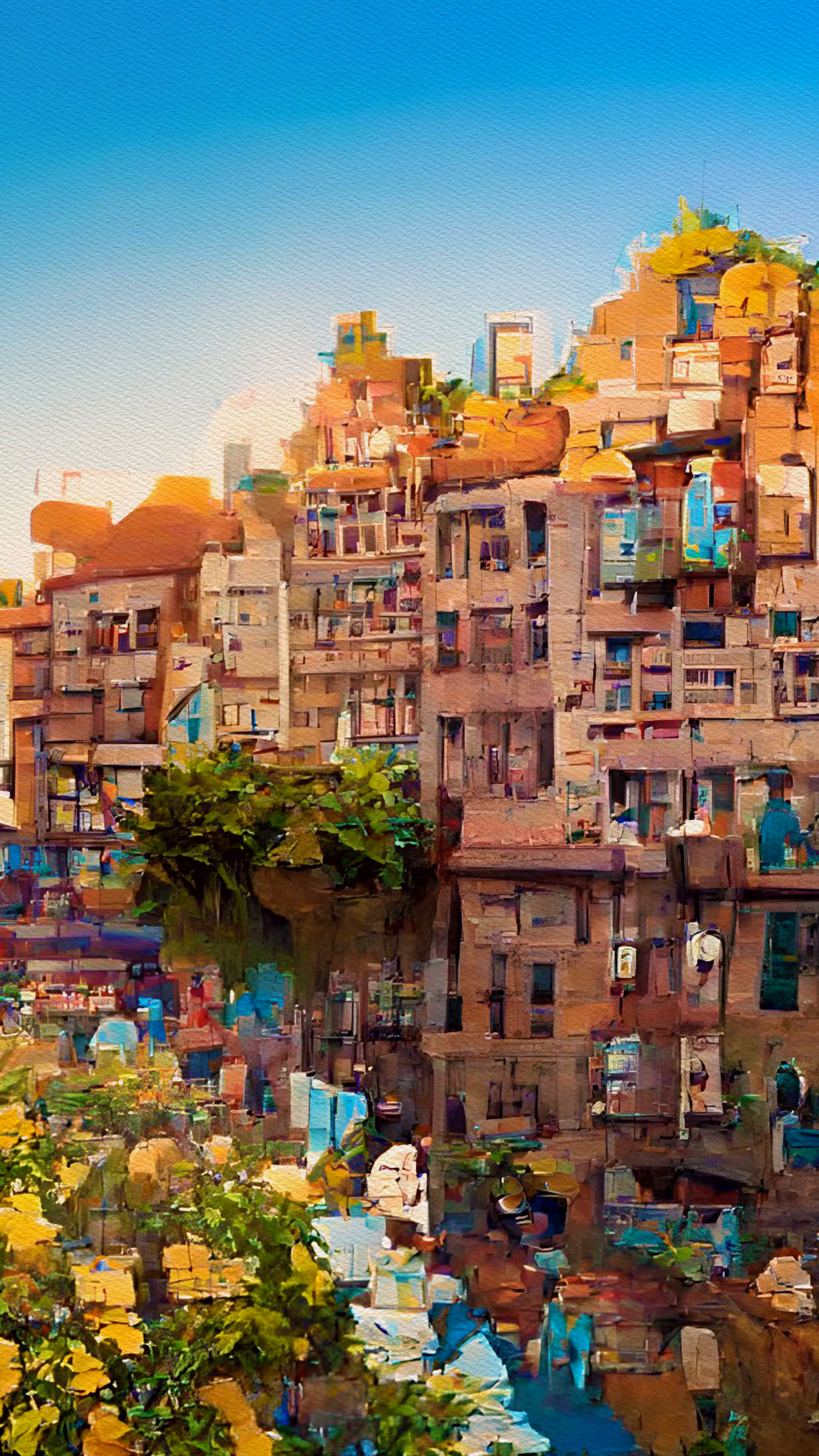 city reflection