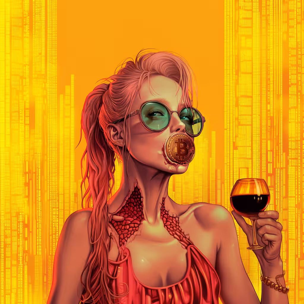 Abstract Bitcoin Mrs. Billy