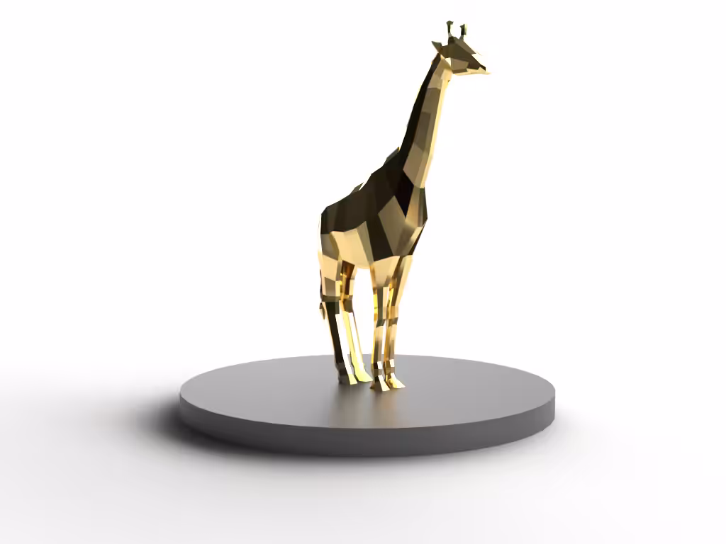 Giraffe (Gold)