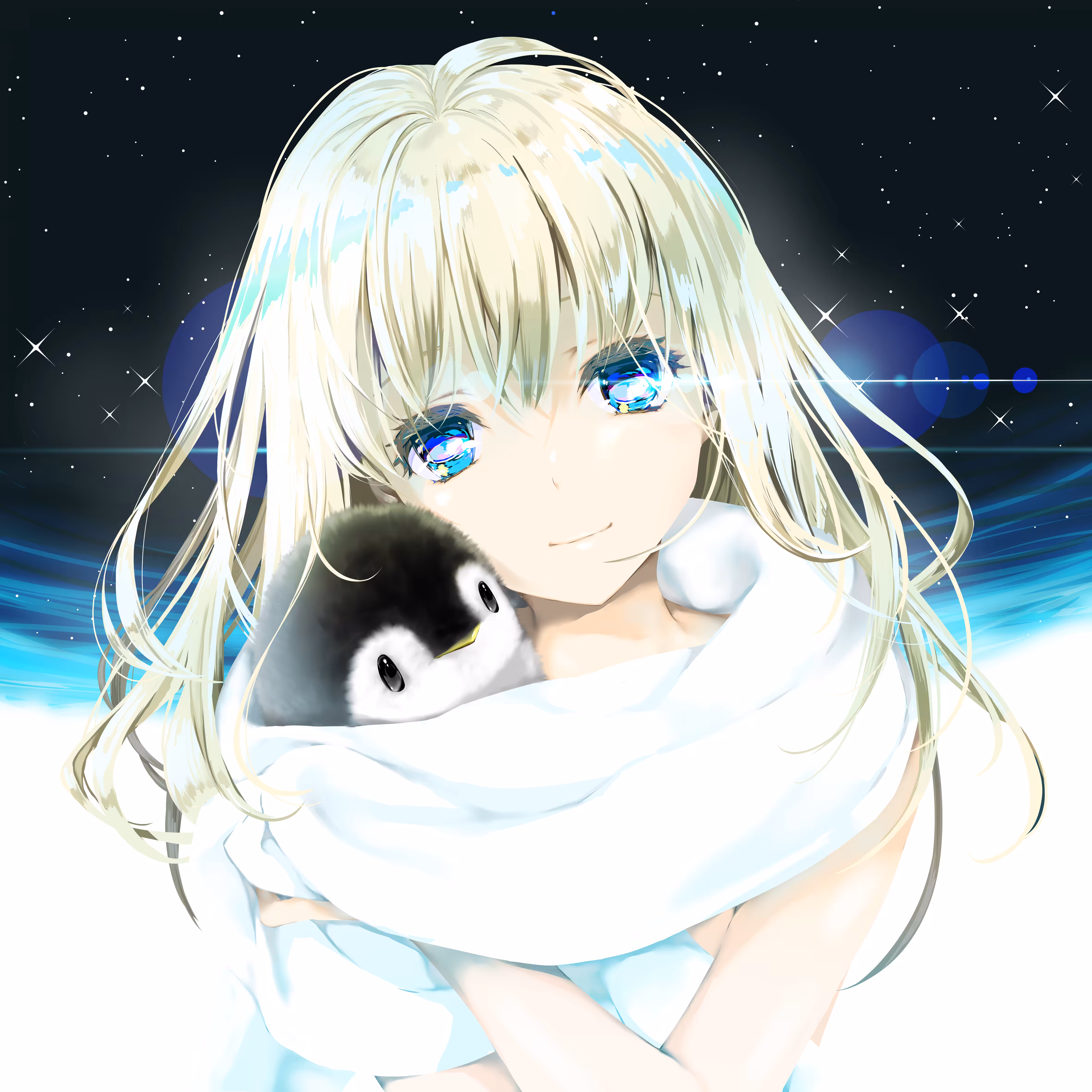 Blond Scarf Girl