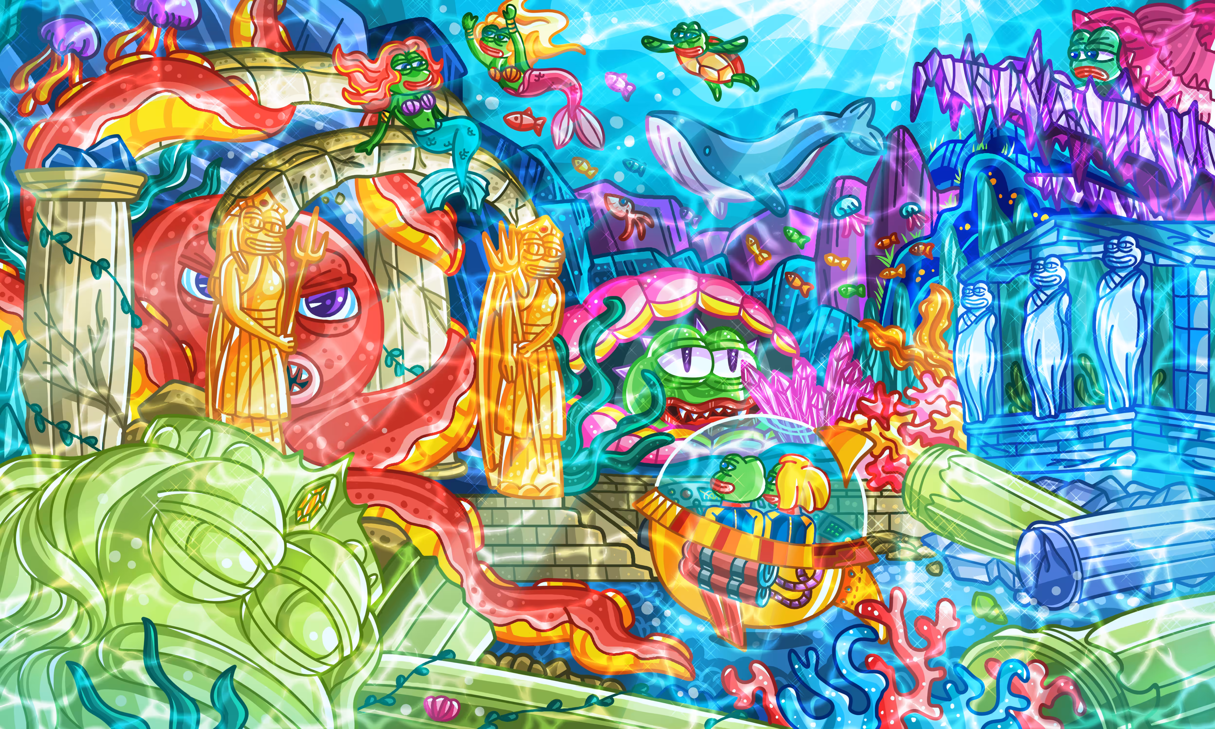 🐸 Pepe 🐸 The lost city 🏝
