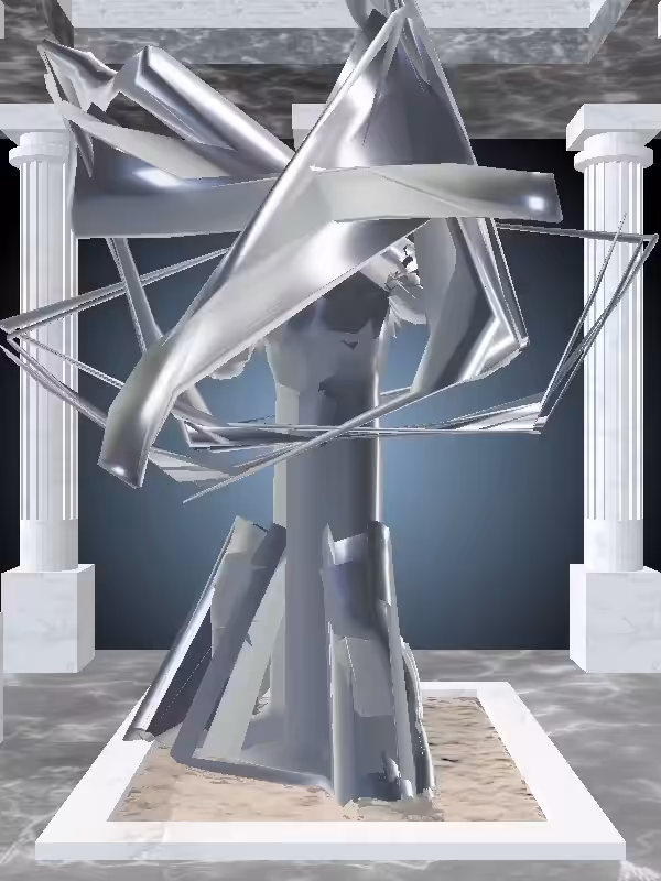 HeavenComputer: The Punching Navy Shimmer Man #7756
