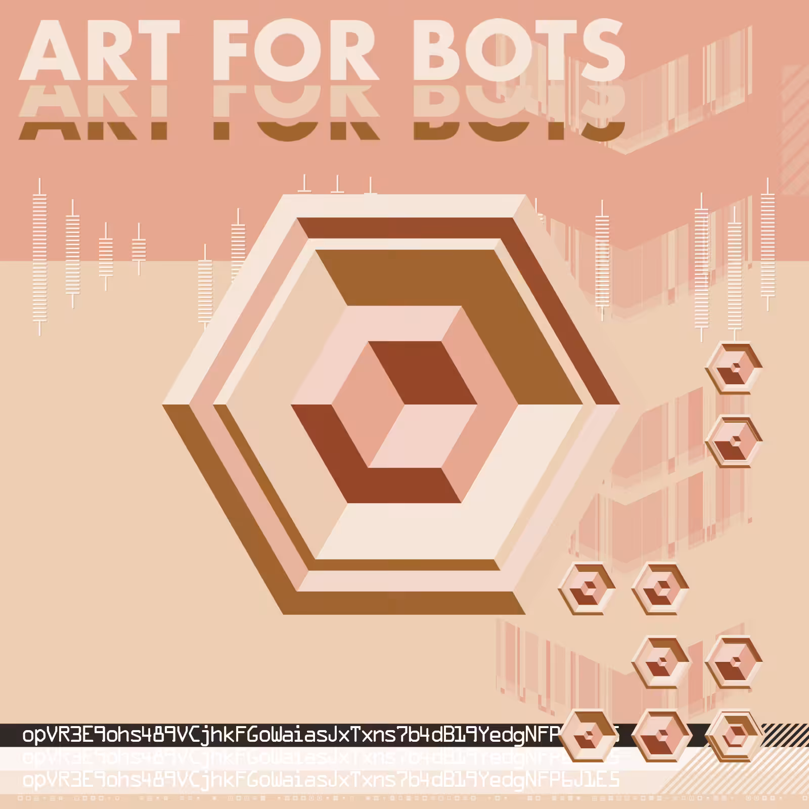 Hexagones - Art for Bots for Humans #46