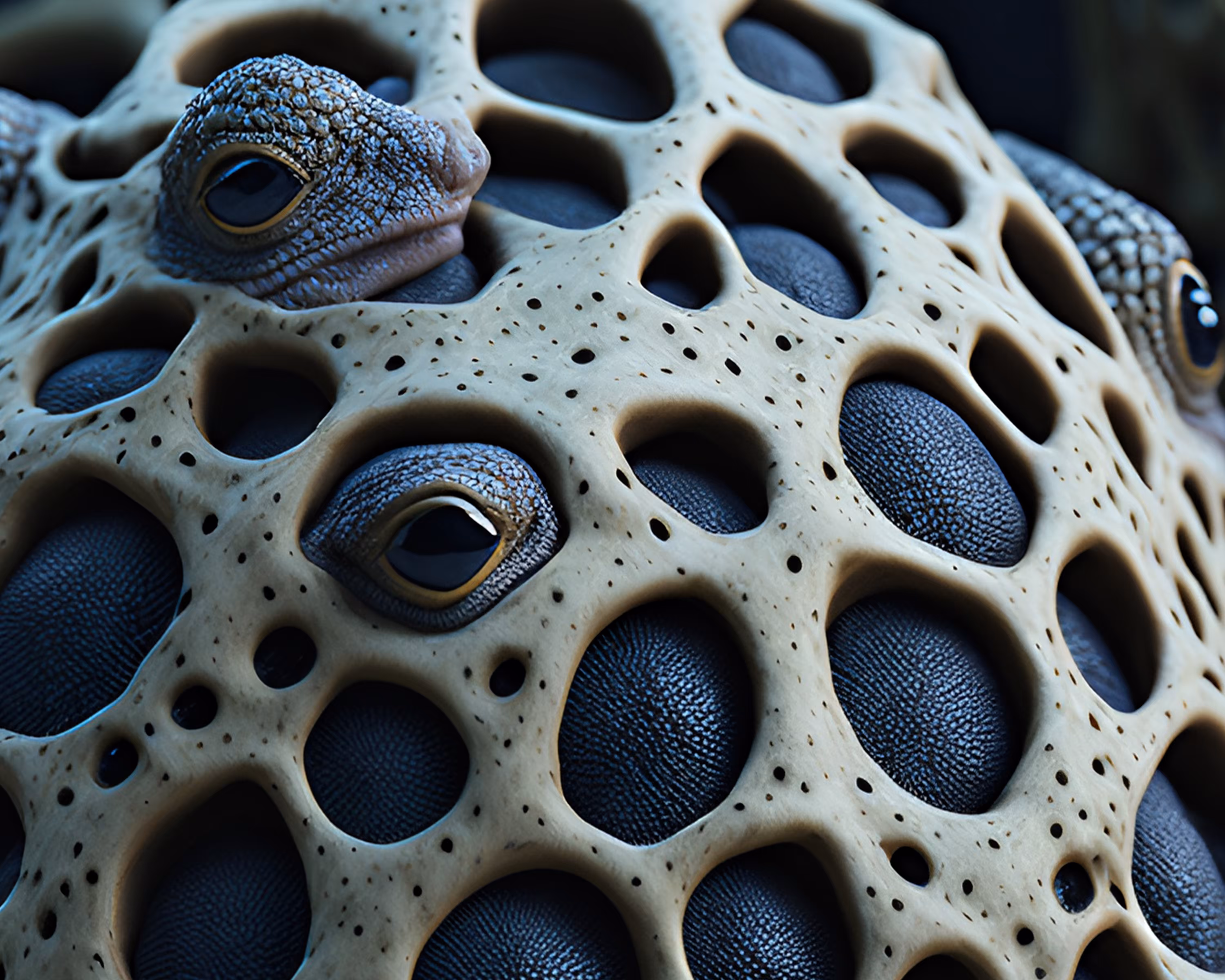 Painterly's: Trypophobia Number 5 Toads 