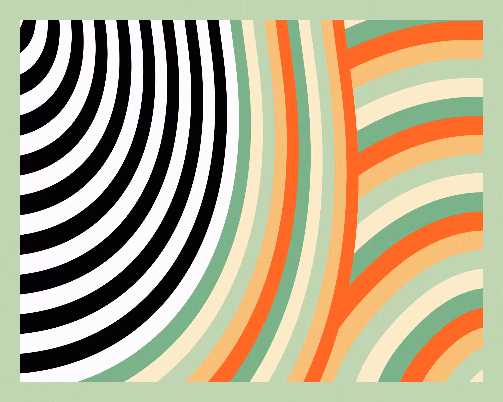 Alternating bands of color #125