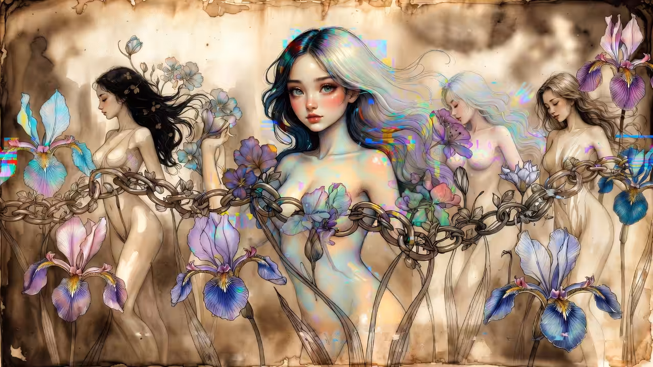 Là où les chaînes deviennent iris : hommage aux femmes qui fleurissent malgré tout 