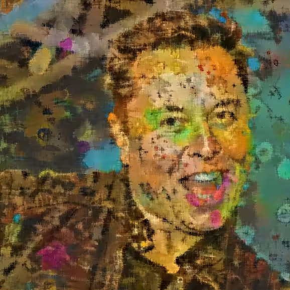 Elon Musk Put Paint On His Face