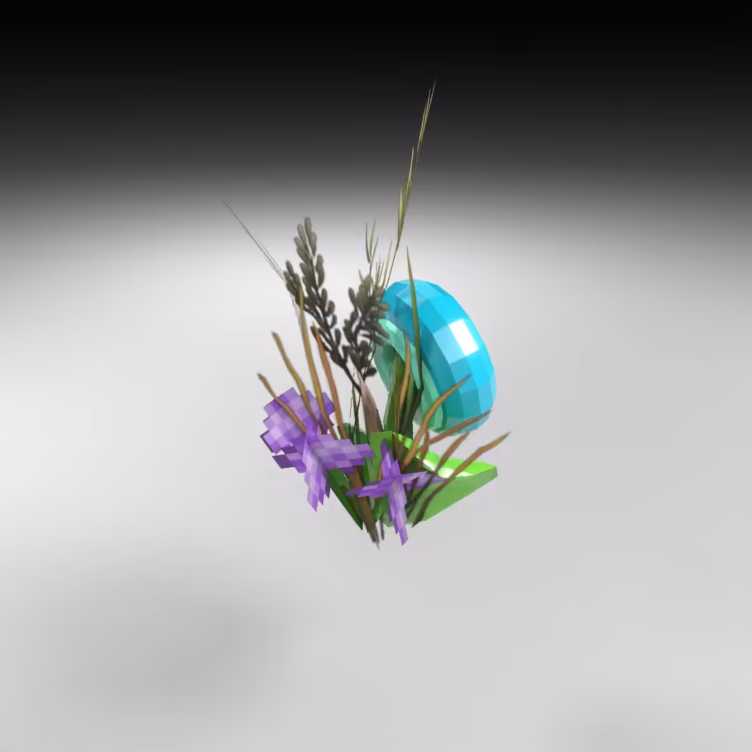 Hand-hacked Bouquet 72
