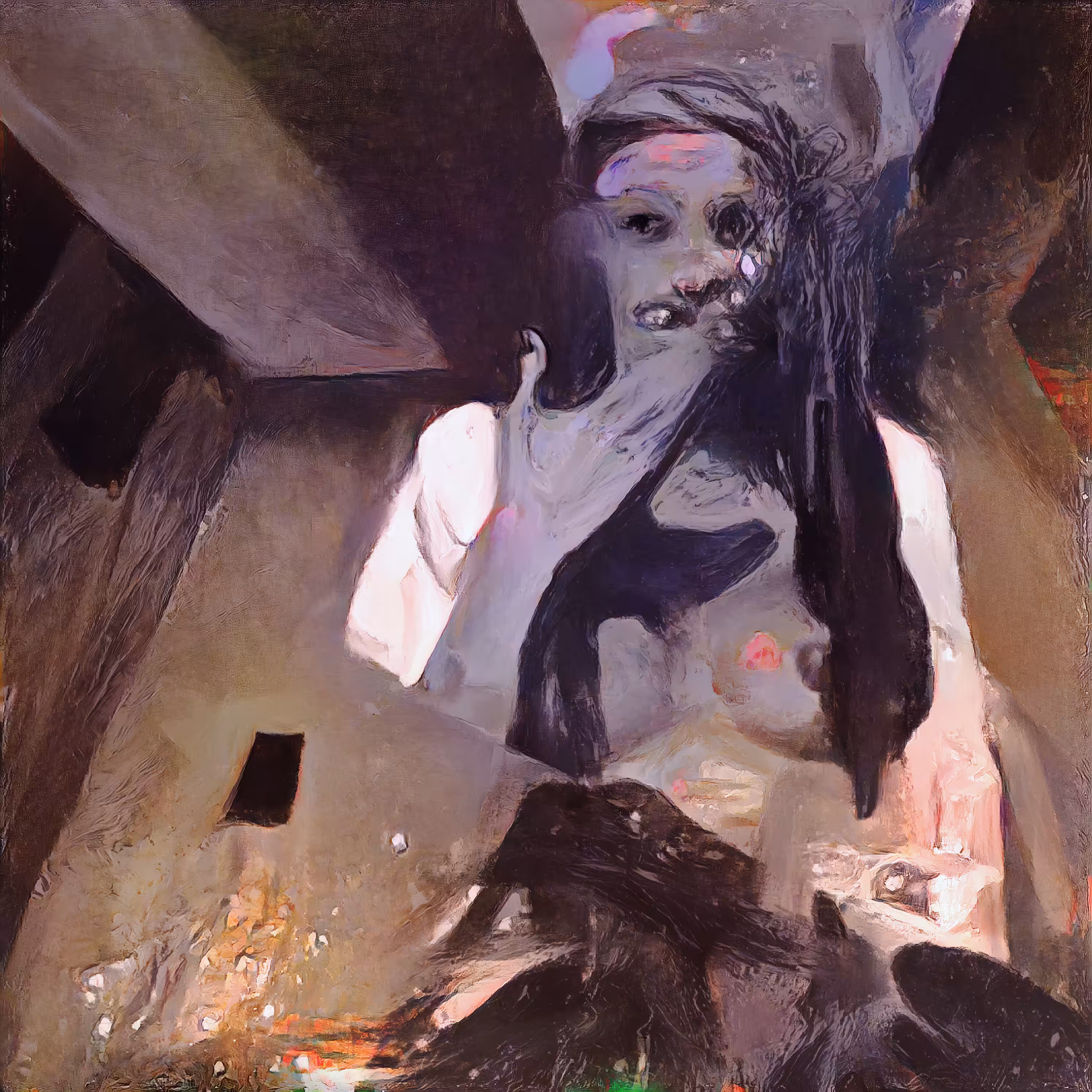 In the sleep paralysis